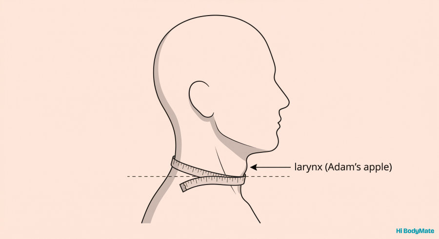 How to measure neck circumference